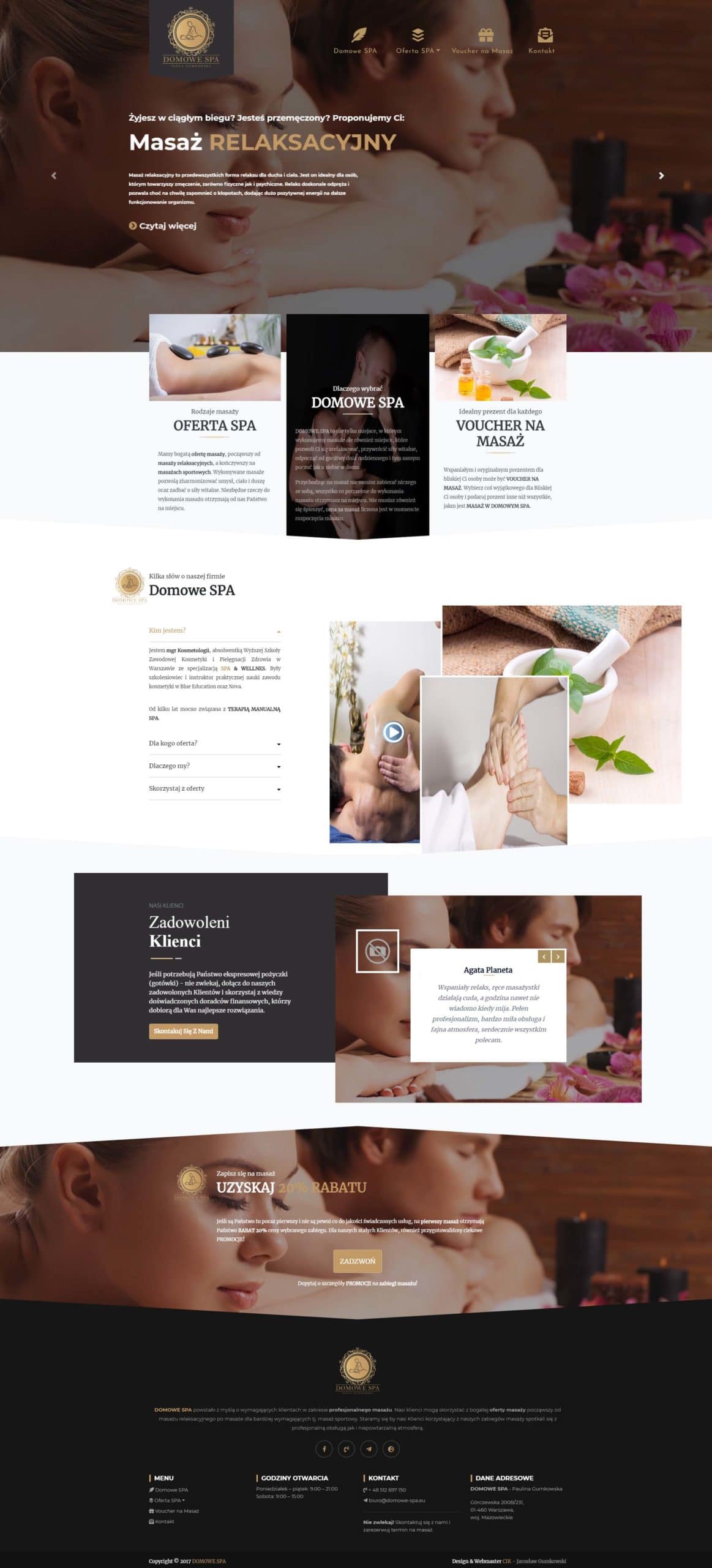 Portfolio - Realizacje stron internetowych